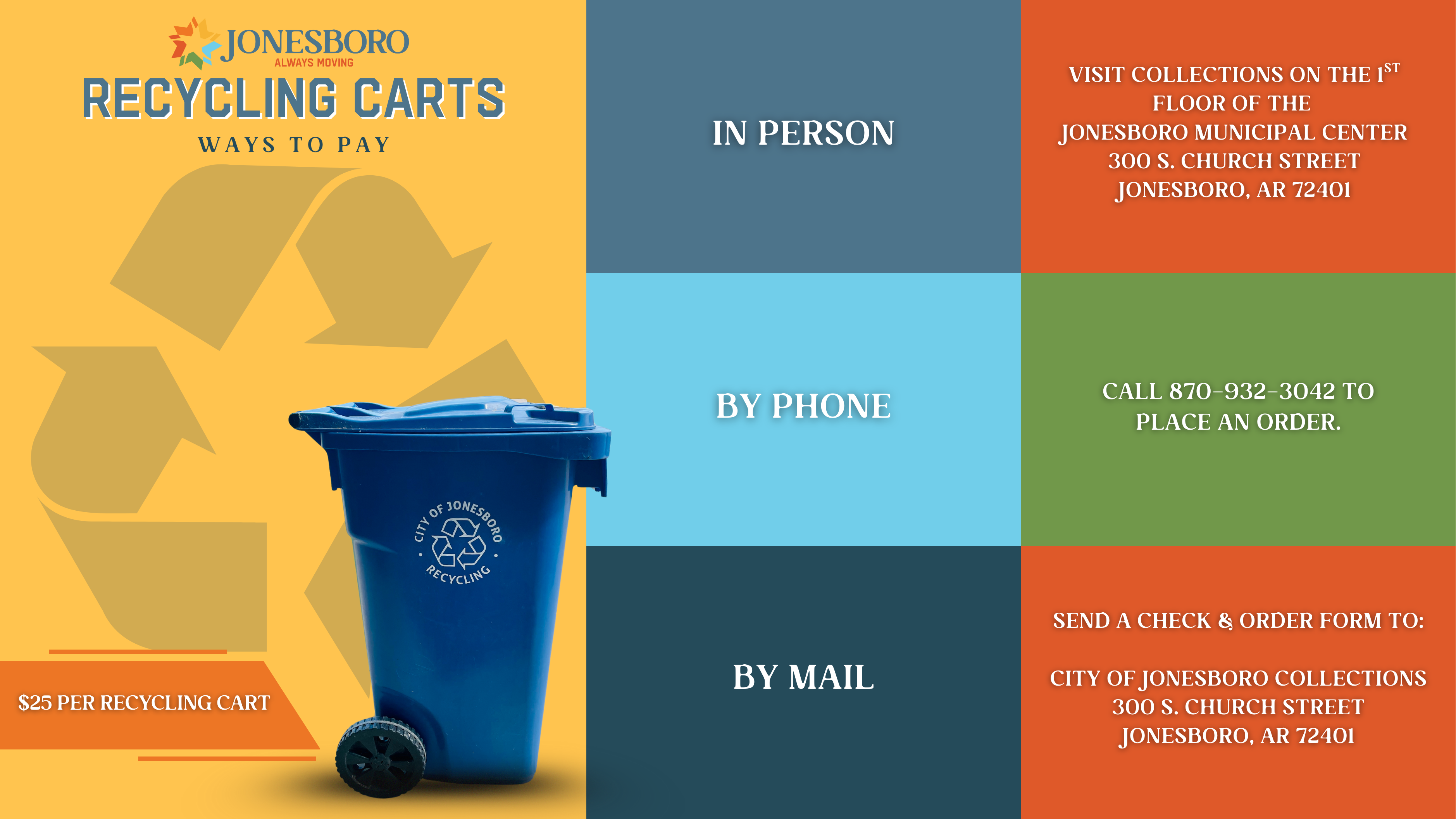ways to get a recycling cart website