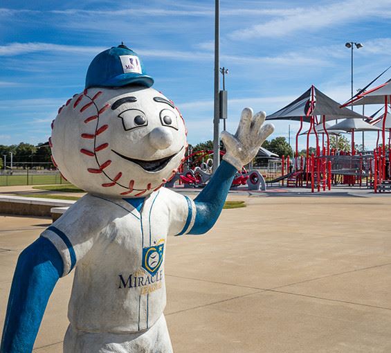 the miracle league statue 
