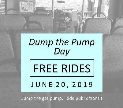 Dump the Pump Day June 20, 2019