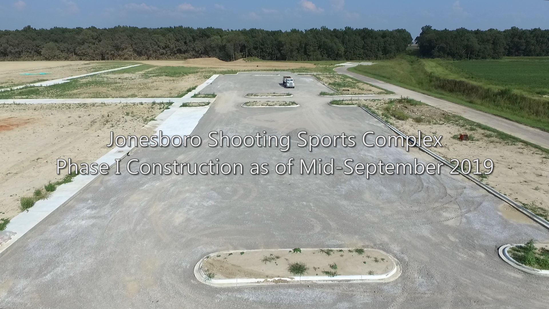 Jonesboro Shooting Sports Complex Phase I Construction as of Mid-September 2019