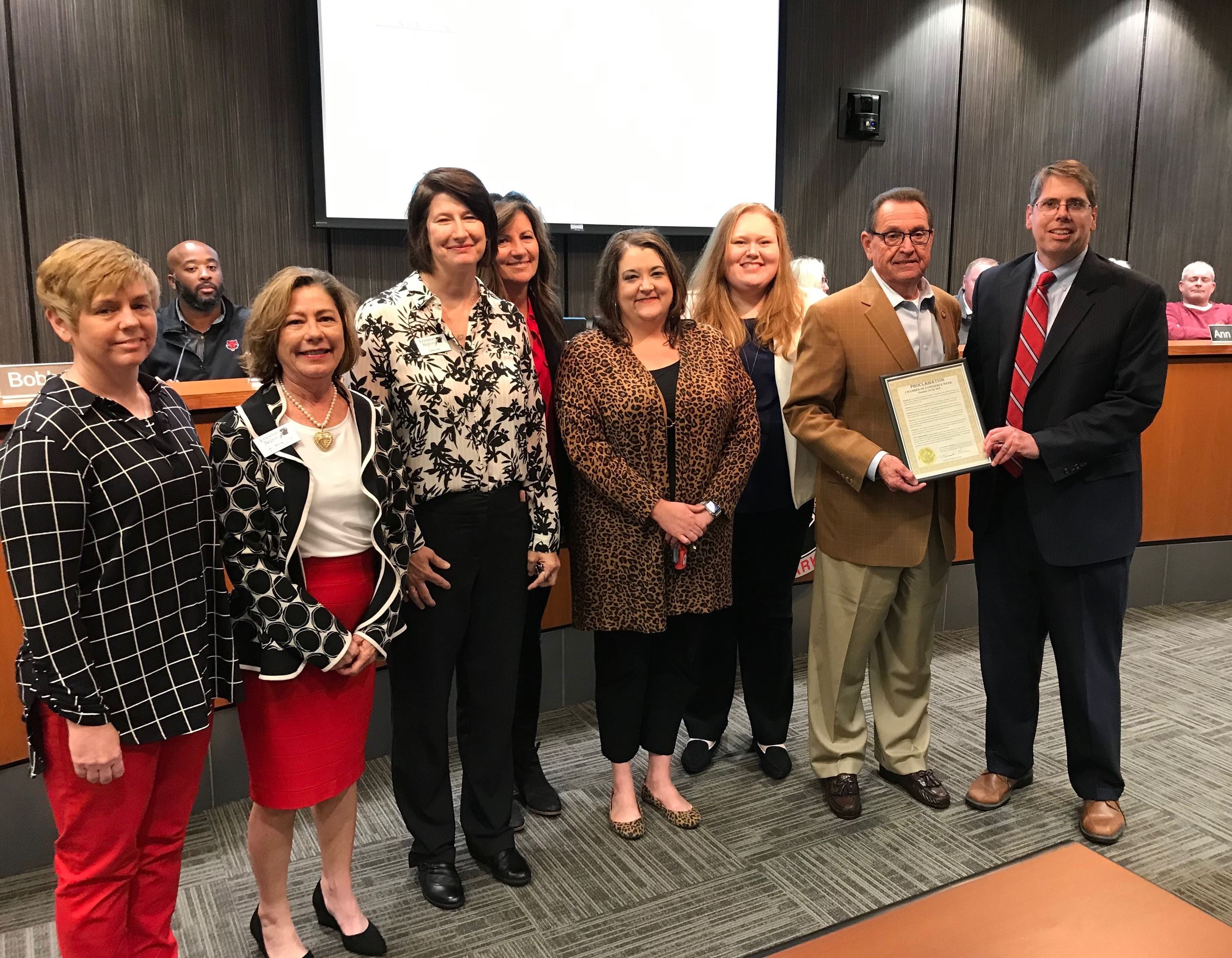 Jonesboro chamber of commerce receives proclamation at council meeting
