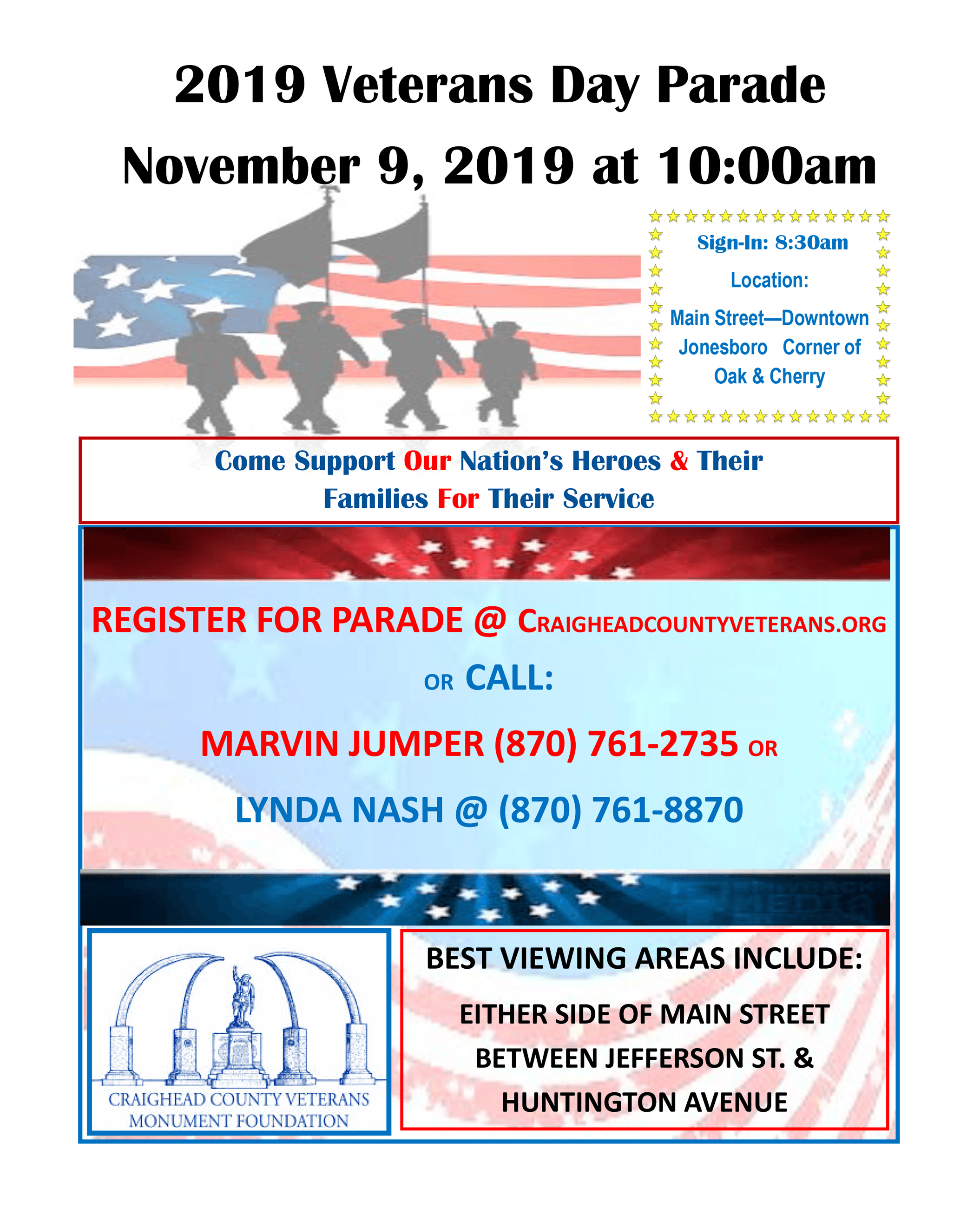 Veterans Day Parade Flier 