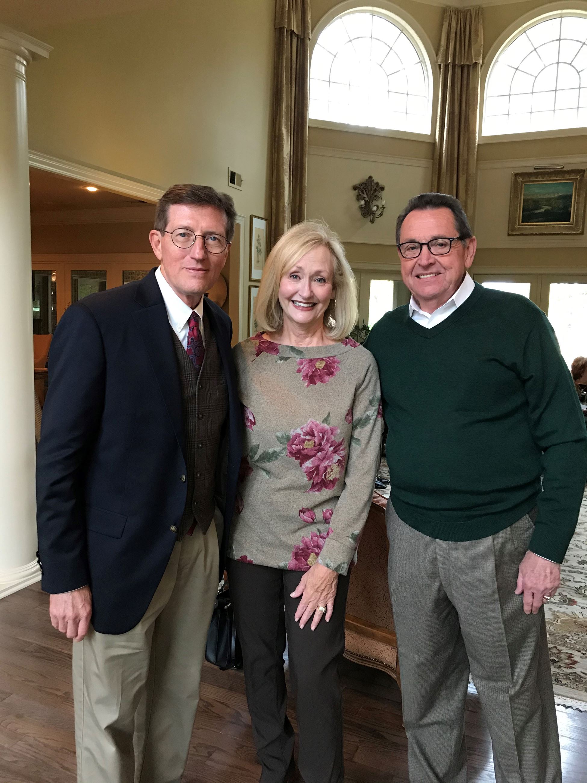 Mike Downing along with host Janet Hyneman and Mayor Harold Perrin