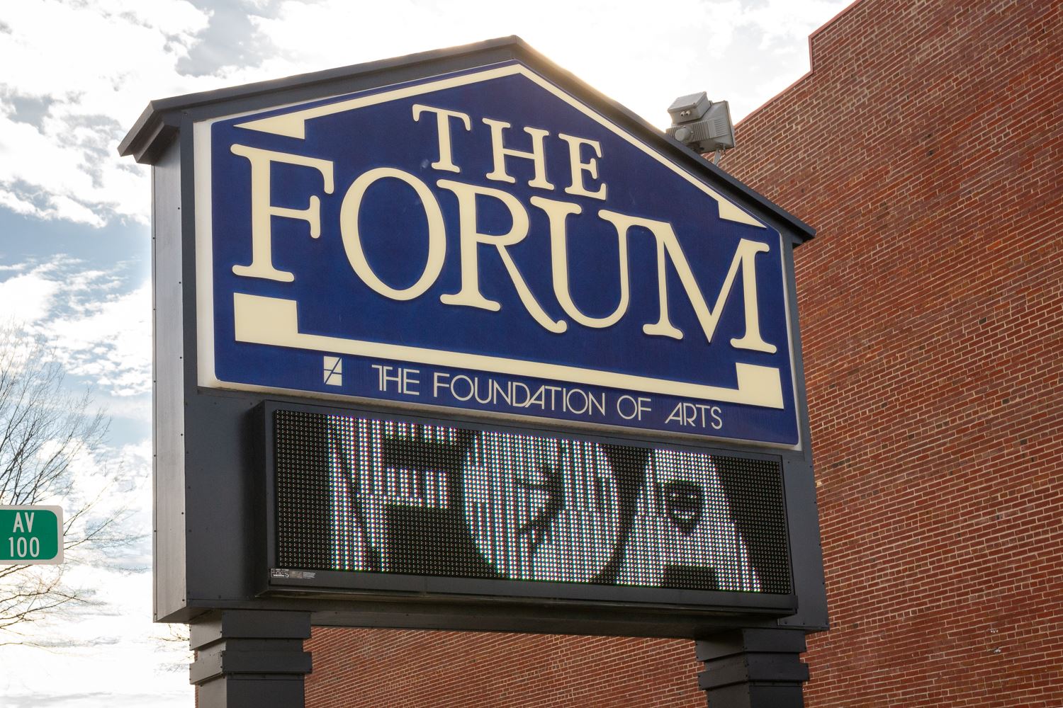 Forum Theater sign