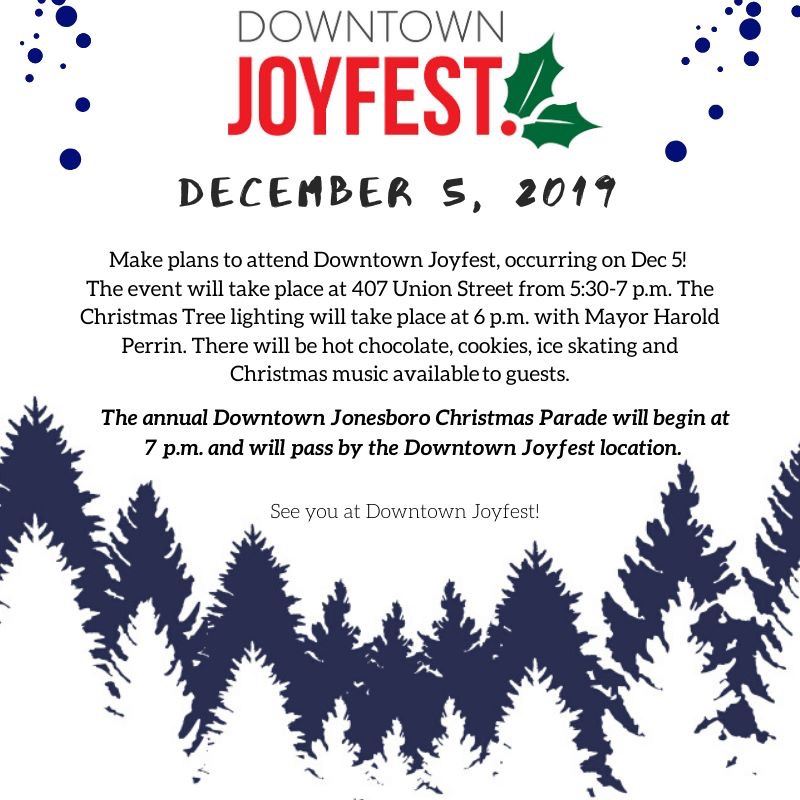 Joyfest 2019 on December 5, 2019 at 407 Union Street from 5:30 to 7:30 p.m.