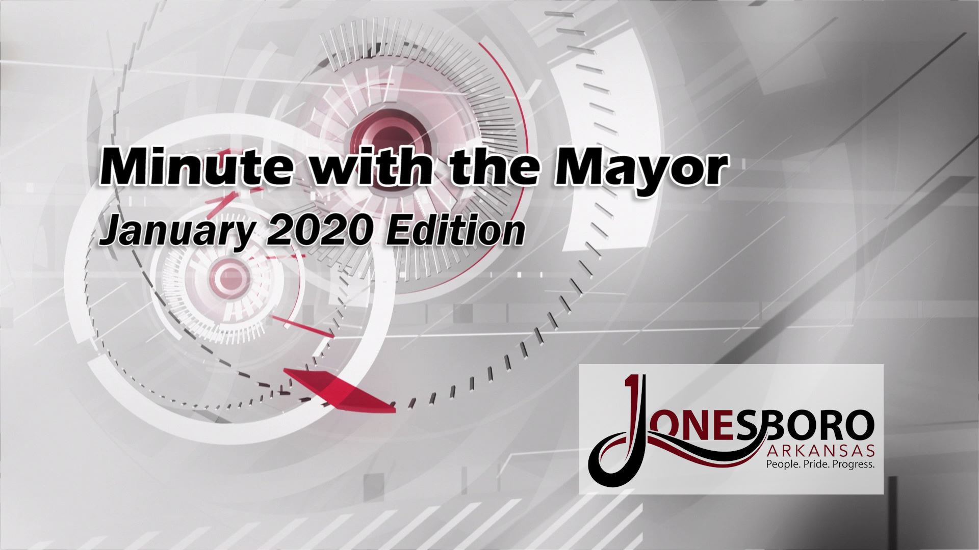Minute with the Mayor January 2020 Edition graphic