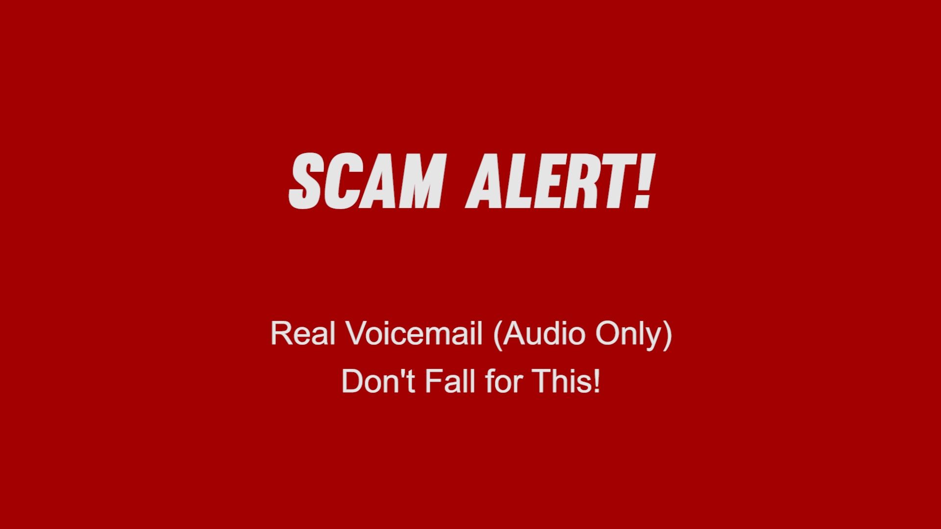 Scam Alert graphic