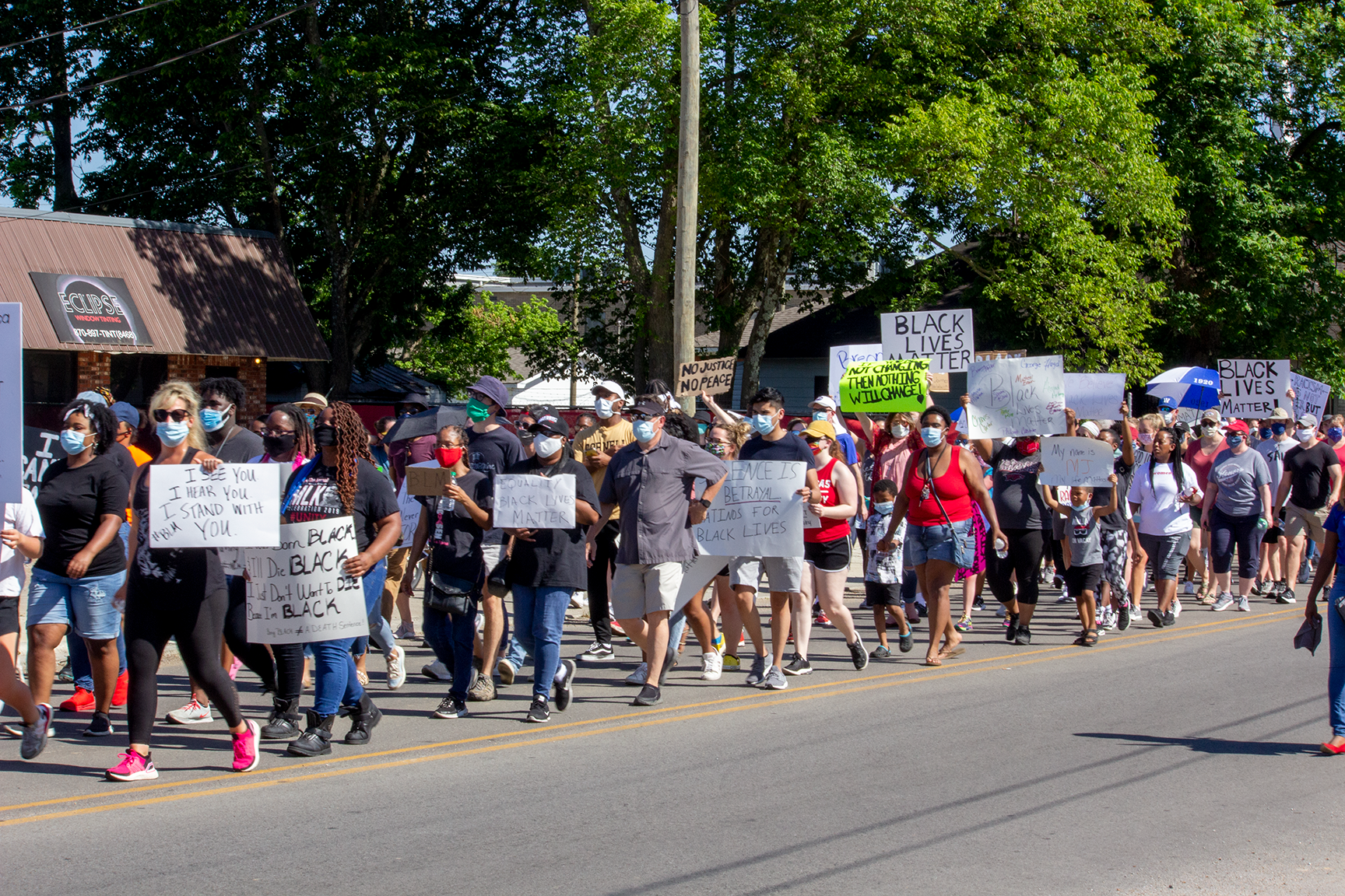 racial injustice protest in jonesboro arkansas