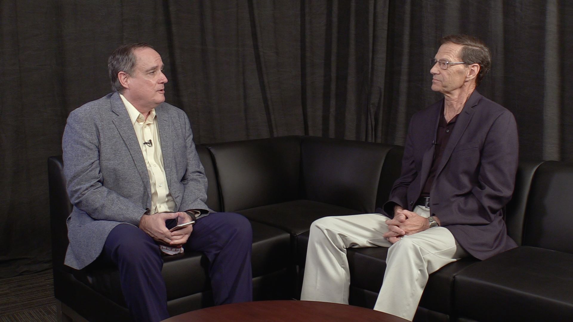 Host Bill Campbell interviewing Dr. Neale Bartee