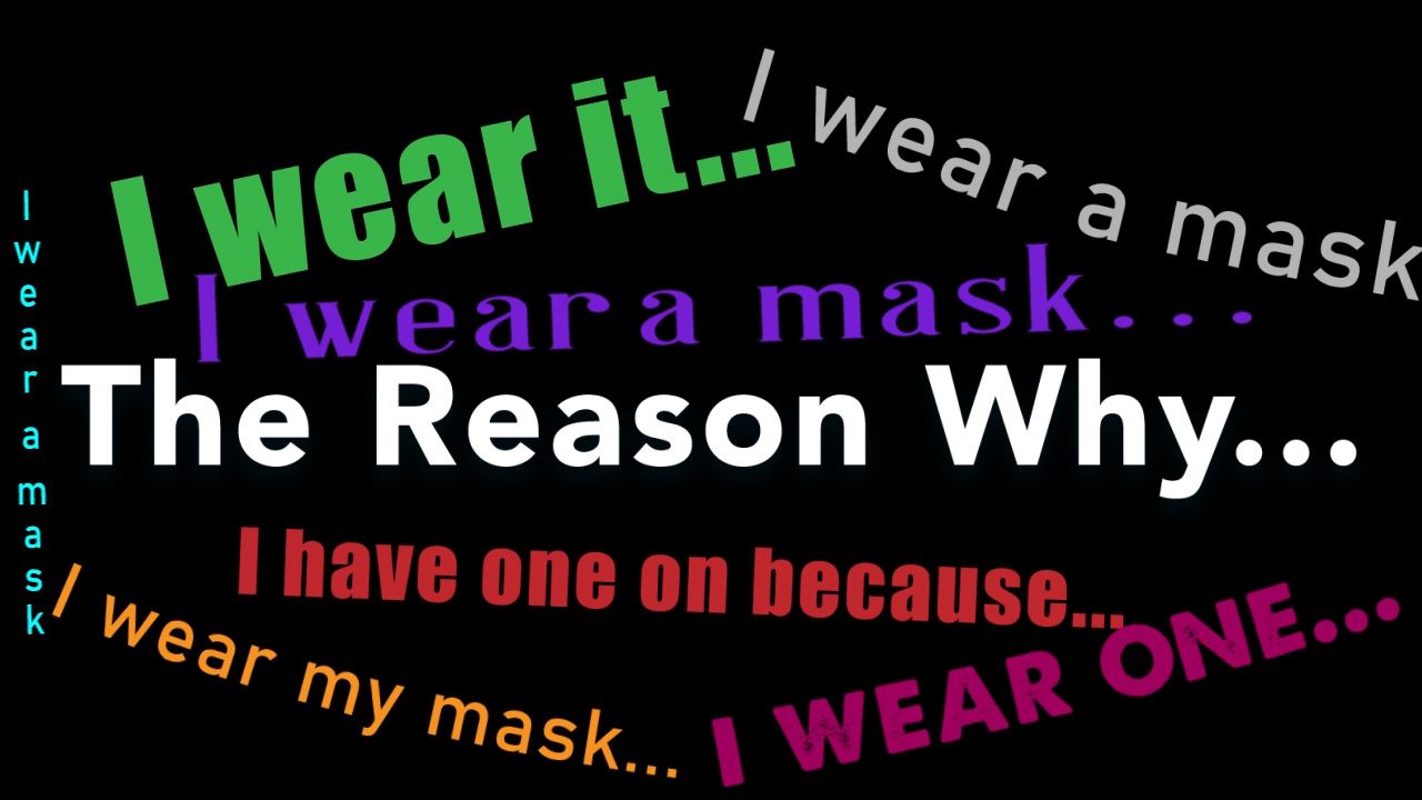 The Reason Why I Wear a Mask Graphic