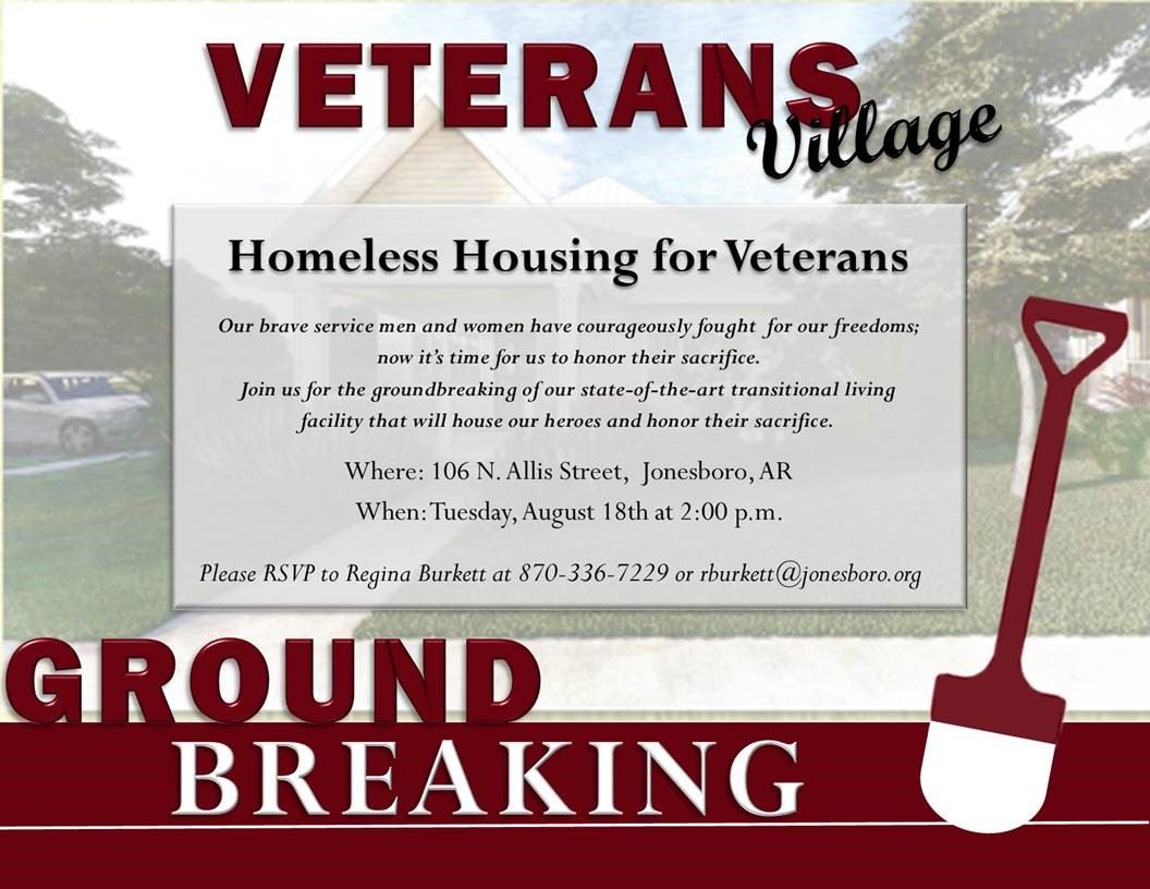 Veterans Village Groundbreaking Announcement