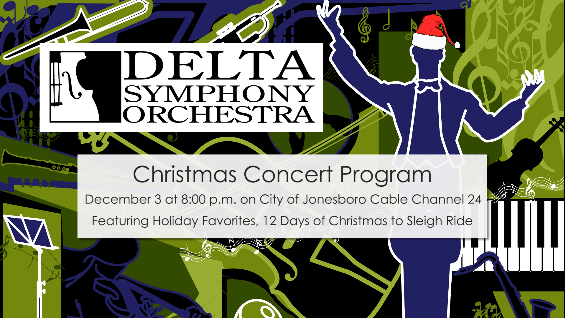 DSO Christmas Concert Promo Graphic 2020  