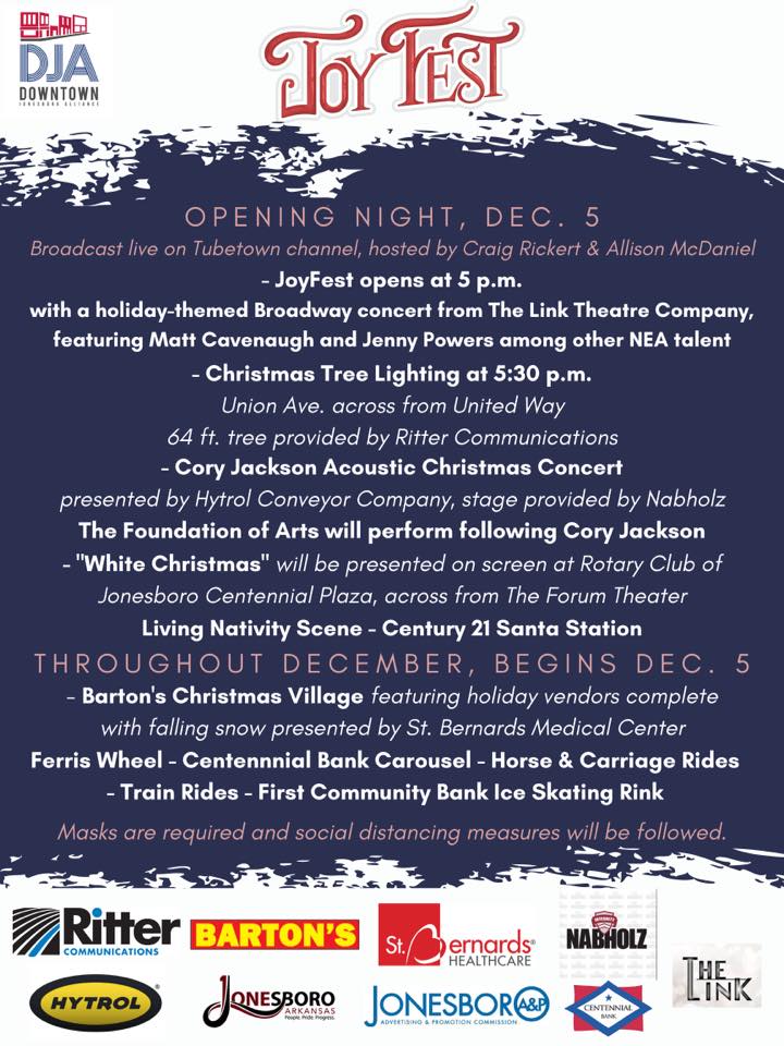 Joyfest Schedule 2020